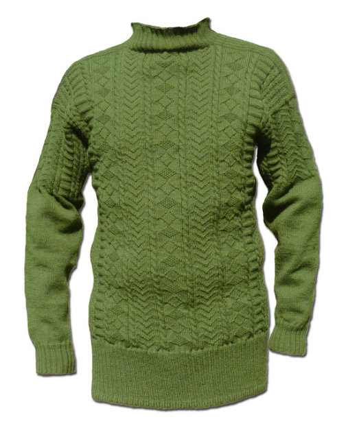 Filey pattern in Olive Green