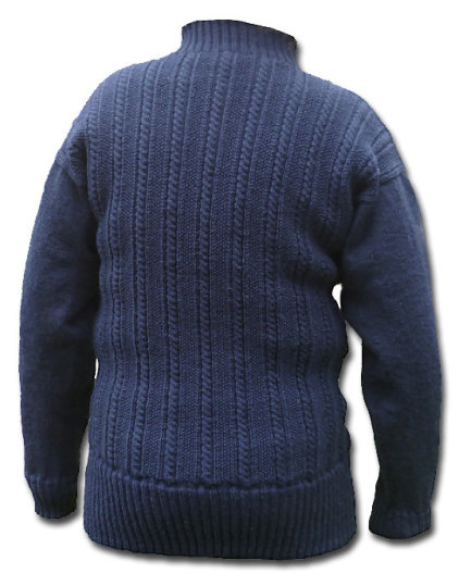 Robin Hood's Bay pattern in Dark Navy