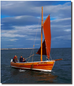 Sailing Coble Gansey Lass