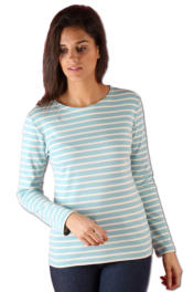 Aquatic/Poudre long sleeve Interlock