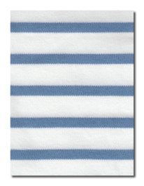 Blanc/Bleuet long sleeve Interlock