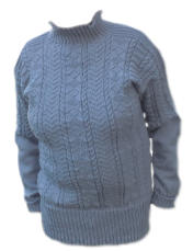 Filey Gansey in �Greystone� 5-ply wool